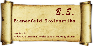 Bienenfeld Skolasztika névjegykártya